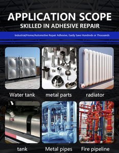 Resina Epossidica ad Alta Temperatura HG111 500g, Stucco per Riparazione Metalli, Colla AB Super Adesiva per Saldatura Pesante, Adatta per Riparazioni Metalliche - Product Image 6