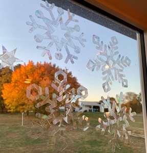 Custom Sun Catcher <strong>Giant</strong> Snow Flakes Decor <strong>Sticker</strong> - Product Image 4