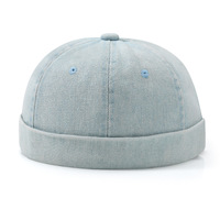 Cappellino da Baseball in Denim Lavato Stile Coreano, 100% Cotone, Regolabile, per Tutte le Stagioni, a 6 Pannelli, per Coppie