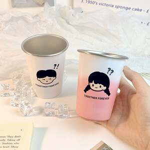 冷饮12盎司16盎司20盎司感温啤酒杯薄膜定制32盎司变色铝杯带徽标 - Product Image 1