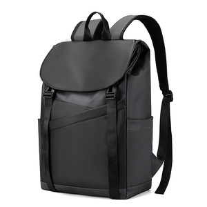Stylish <b>Large</b> Capacity <b>Backpack</b> 15 Inches Laptop Compartment Everyday Use Casual Business Men Women Solid Color - Product Image 2