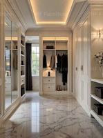Service professionnel de design d'intérieur 3D, solution de chambre classique de luxe, meubles personnalisés, armoire, ensemble de literie, plan