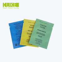 Sachets miniatures en gros pour masques faciaux, huiles essentielles, nettoyants pour le visage, sachets cosmétiques biodégradables en Mylar thermoscellables