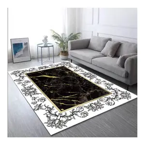 Custom Printed Carpet Rugs 3d Printed Blue Geometric Carpets For Living Room Bedroom area rugs and carpet