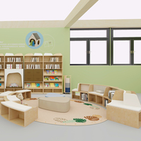 Kinder-Modulsofa Modell A Multifunktionales Schaumstoff-Spielsofa Sensorisches Integrationsmöbel-Set
