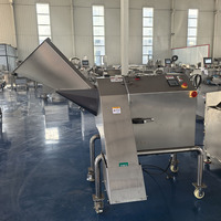 Nouvelle machine à découper la viande congelée entièrement automatique, granulateur 3D, acier inoxydable 304, haute capacité, pour bœuf, porc, poulet