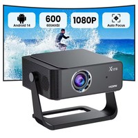Proyector XNANO 4K Ultra HD GT350 PRO Android 14, Proyector Inteligente para Películas, 1080P, para Juegos, Exteriores y Hogar, Máquina Óptica Cerrada