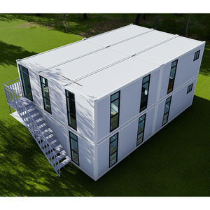 Villa moderne en conteneurs préfabriqués à deux étages, maison préfabriquée de luxe pour la <span class=keywords><strong>famille</strong></span> - Product Image 1