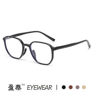 TR90 Rectangle Anti Blue Light Glasses Frames Unisex Full Frame <b>PC</b> Lens Blue Light Protection - Product Image 2