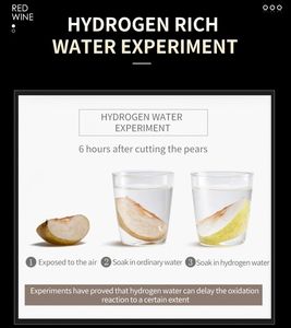 Portable riche en hydrogène santé H2 vie hydrogène bouteille d'eau système personnalisable en verre avec prix promotionnel bouteille d'eau Kangen - Product Image 4