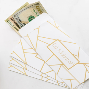 Biểu tượng tùy chỉnh tiền mặt phong bì EID mubarak ramadan tiền giấy trang trí gói màu đỏ gói bên Nguồn cung cấp EID năm mới gói màu đỏ - Product Image 5