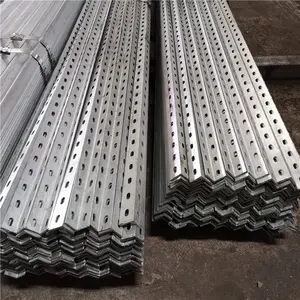 Hot Rolled L Shape Equal Steel Shaped Angle Iron Bar For Construction With Holes Steel Angle Iron Angle Steel