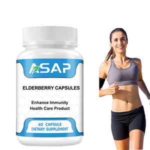 แคปซูลเอลเดอร์เบอร์รี่สีดำอาหารเสริมแบบแคปซูลเพื่อสุขภาพ - Product Image 1
