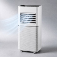 Climatiseur portable 7000 BTU 3-en-1 : Ventilateur, Refroidisseur et Sécheur, Réfrigérant R290, Télécommande, Climatiseur mobile avec kit fenêtre pour Maison et Bureau