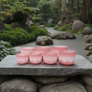 EAST Grosir Mangkuk Kristal Desain Lotus 8-14 Inci Alat Penyembuhan Suara Dengan Palu Gratis Terapi Suara - Product Image 5