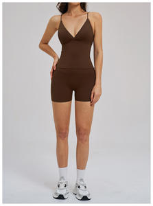 Women S 2 Piece Yoga Crop Top Leggings Set Breathable <b>Sweat</b> Wicking Active Wear Gym Outdoor Exercise Fitness - Product Image 5