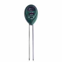 Testeur de sol moderne à 3 voies pH-mètre testeur d'humidité capteur de lumière pour jardin pelouse ferme intérieur extérieur soin des plantes