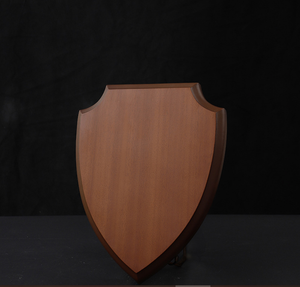 <span class=keywords><strong>Placa</strong></span> de Certificado de Madera con Forma de Escudo, Ecológica, con Grabado e Impresión UV Personalizada, con <span class=keywords><strong>Placa</strong></span> Dorada o Plateada - Product Image 3