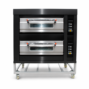 Hornos de Panadería Comerciales al por Mayor, de Gas/Eléctricos, 220V, Automáticos, Nuevos, de Acero Inoxidable, de Cuatro Bandejas - Product Image 6