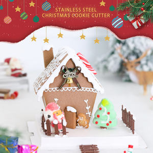 <span class=keywords><strong>Emporte</strong></span>-pièce Maison de Noël 2026 pour Fabricants, <span class=keywords><strong>Emporte</strong></span>-pièce à Gâteau de Noël en Acier Inoxydable, <span class=keywords><strong>Emporte</strong></span>-pièce Maison pour Biscuits de Noël - Product Image 5