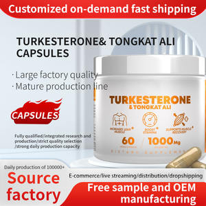 OEM Private Label Custom Turkesterone & Tongkat Ali 1000mg integratore Ajuga Turkestanica estratto di Turkesterone capsule - Product Image 4