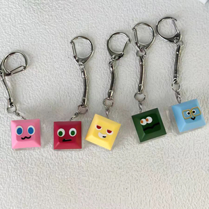 Porte-clés personnalisés en acrylique lumineux, clés à pression, jouet anti-stress, plusieurs options de couleurs - Product Image 4