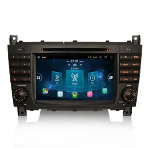Erisin-Radio Estéreo ES8918C para coche, pantalla IPS de 7 ", 8 núcleos, Android 11, navegador GPS, para Mercedes Benz Clase C, W203, CLK, W209