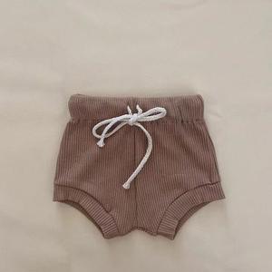 Conjunto de Ropa de Bebé de Algodón Puro, Manga Larga con Pantalones Cortos, Ingredientes Suaves para Verano - Product Image 3