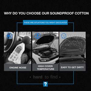 Plaque insonorisante en coton pour coffre de voiture, plaque antichoc, isolation acoustique, coussin de protection pour Tesla Model 3 - Product Image 2