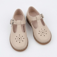 Chaussure plate à semelle en caoutchouc pour enfants, chaussure décontractée, chaussure de fête formelle, chaussure en cuir fendu pour enfants, pour l'école