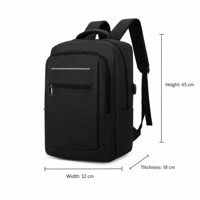 Sac à dos pour ordinateur portable d'affaires personnalisé avec logo d'usine, Oxford, plusieurs compartiments, pour les voyages et le bureau