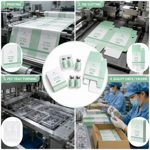 กล่องกระดาษพับได้ขวดยาแบบใสสำหรับสัตว์เลี้ยง - Product Image 6