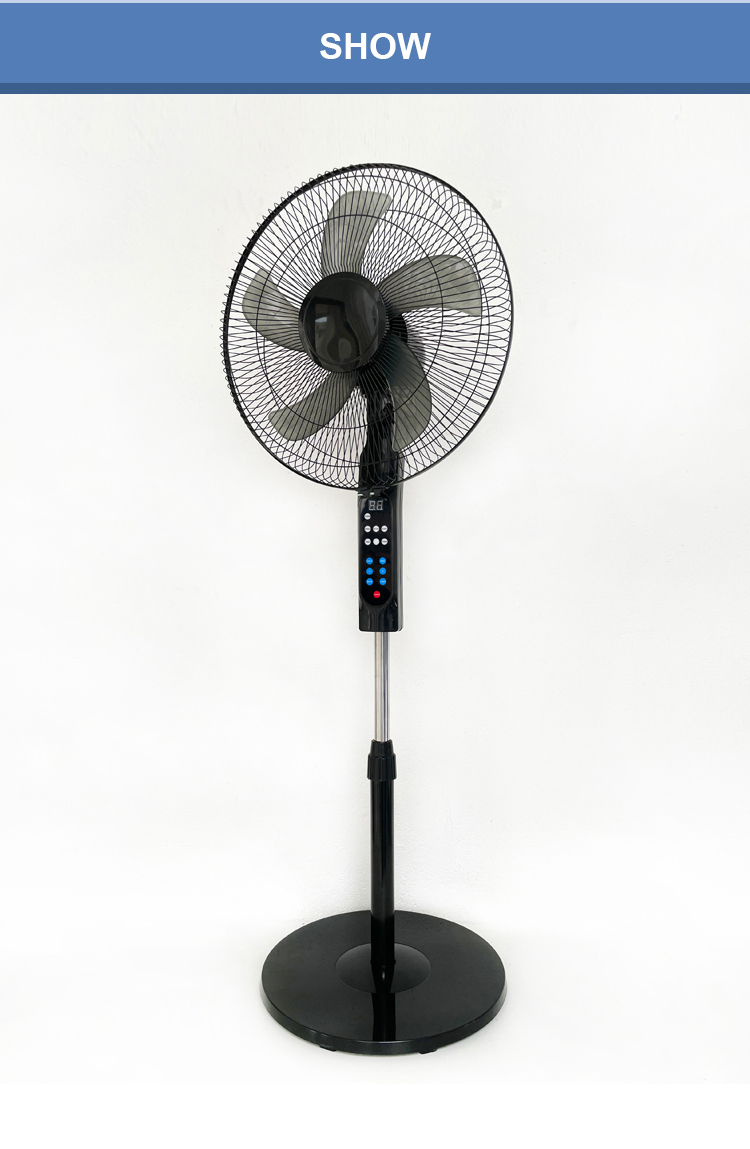 16 18 Inch 3 In 1 AC Motor Remote Stand Fan 5 PP Blades Metal Grill Stand Floor Fan Good Quality Stand Fan