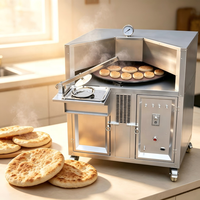 Machine commerciale automatique pour la fabrication de roti, de pâtes à pain, de pâtes à galettes arabes, de tandoori, de lavash indien, de pita et de pain naan