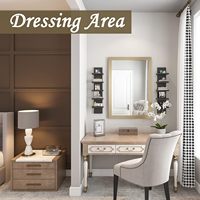 Étagères murales flottantes verticales modernes à 5 niveaux pour chambres et salons, finition naturelle noire