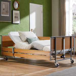 Cama Médica Eléctrica Parcial de Madera con Certificado IEC 60601 para Cuidado de Pacientes en Hogares de Ancianos y Hospitales - Product Image 4