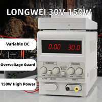 Alimentation électrique réglable AC-DC Longwei LW-305KDS 30V 5A 150W, entrée 220V, efficacité 85%, pour laboratoire et charge de batteries