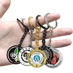 Promotion imprimé rotatif époxy <span class=keywords><strong>porte</strong></span>-clés métal filature <span class=keywords><strong>porte</strong></span>-clés anneaux 3d personnalisé émail Spinner <span class=keywords><strong>porte</strong></span>-clés pour Souvenir - Product Image 2
