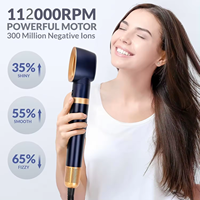 Revair - Reverse-Air Sèche-cheveux avec pinces à cheveux haute vitesse Bldc Brushless Hair Tools Blow Dry Brush Set Styler Air Brush