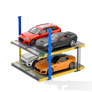 Двухэтажный подвал Автостоянка Система гидравлический привод кнопка управления подземный паркинг автостоянка - Product Image 4