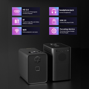 2025 nouvelle usine en gros 4K Mini Android 10 projecteur vidéo projecteur de télé<span class=keywords><strong>phone</strong></span> intelligent pour Home <span class=keywords><strong>cinéma</strong></span> - Product Image 2