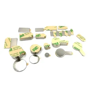 Magnete a Disco Rotondo Piatto <span class=keywords><strong>Adesivo</strong></span> N52 NdFeB di Alta Qualità <span class=keywords><strong>con</strong></span> Forte Potenza e Autoadesivo 3M - Product Image 4