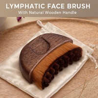 Peigne de massage en bois massif foncé, brosse douce dégradée pour cheveux, réduit les gonflements, massage du dos, applicateur double écran solaire, spa à domicile