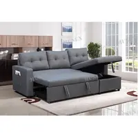 Sofá cama de tela multifuncional, moderno, para sala de estar