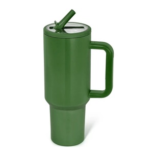 Vaso <span class=keywords><strong>de</strong></span> lujo para <span class=keywords><strong>coche</strong></span>, taza <span class=keywords><strong>de</strong></span> café <span class=keywords><strong>de</strong></span> viaje <span class=keywords><strong>de</strong></span> 32oz y 40oz, vaso hidráulico a prueba <span class=keywords><strong>de</strong></span> fugas 100% con asa y termo y pajita abatible - Product Image 2