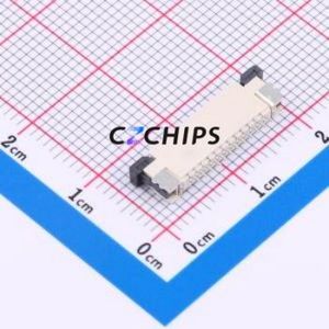 FPC-1.0AX-12PWCR-H25 FFC/FPC Connector SMD,P=1mm,Horizontal Mount Connector Drawer Type Bottom Contact 12P 1mm - Product Image 2