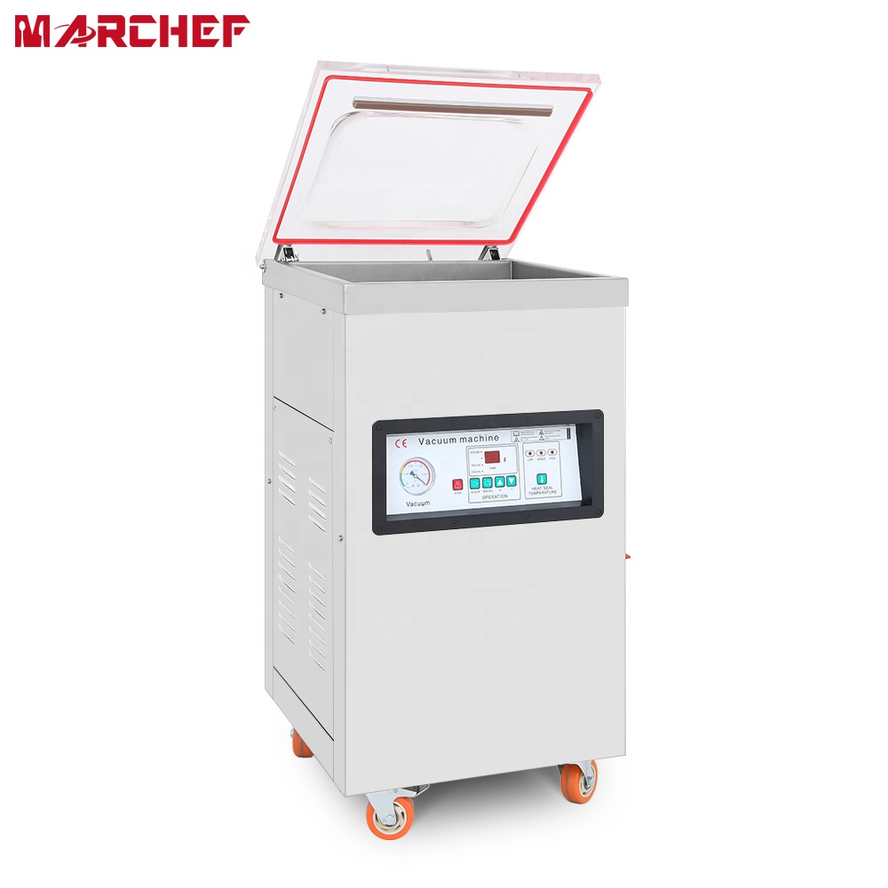 Professional free standing CE 400mm electric automatic commercial chamber sealer vacuum