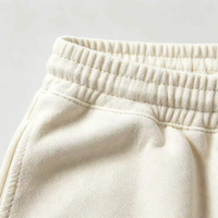 Pantalones Cortos Deportivos Personalizados de 450GSM para Hombre, Corte Holgado de Lujo, Lavado Ácido, Estilo Urbano, Fabricante de Pantalones Cortos Jogger de Marca Privada