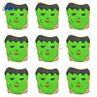 Galletas Decoradas con Chocolate Duro Personalizadas Más Vendidas, Deliciosas Galletas con Sabor a Chocolate Hechas a Mano con Empaque en Caja