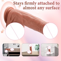 Consolador de silicona líquida realista de 8 pulgadas de color carne para mujer, juguete de pene flexible suave, venta de liquidación EE. UU. Stock